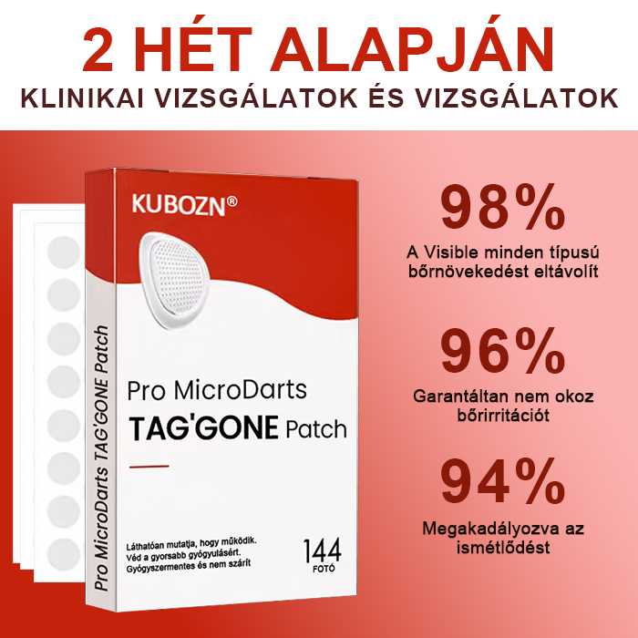 KUBOZN® Nano-mikrotűs bőrcímke-eltávolító tapaszok✨