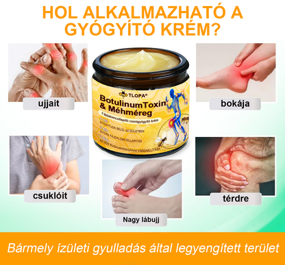 💎TLOPA® Botulinum Toxin és Méhméreg Fájdalomcsillapító Csontgyógyító Krém🐝 🔥(Kifejezetten időseknek & ortopéd szakorvosok ajánlásával)🦴
